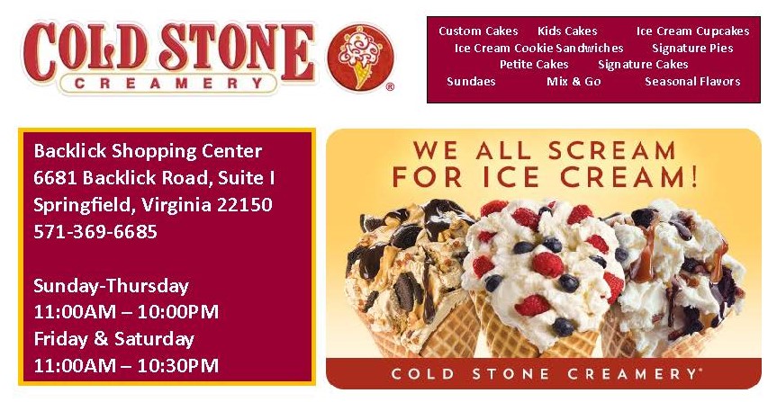 Cold Stone Creamery Ad 2024